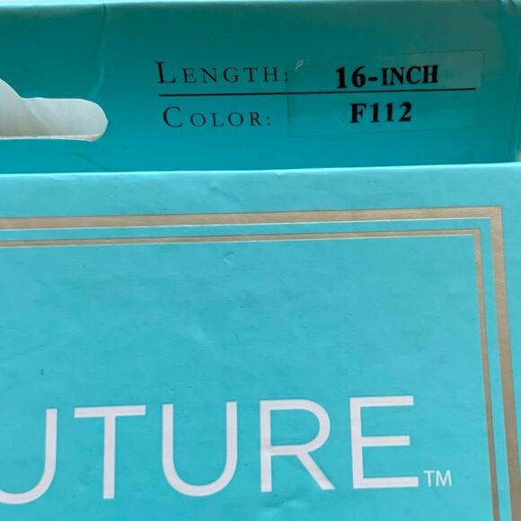 Halocouture Halo Extensions 16 inch F112 Warm Blonde w/ Highlights Original - Picture 7 of 10